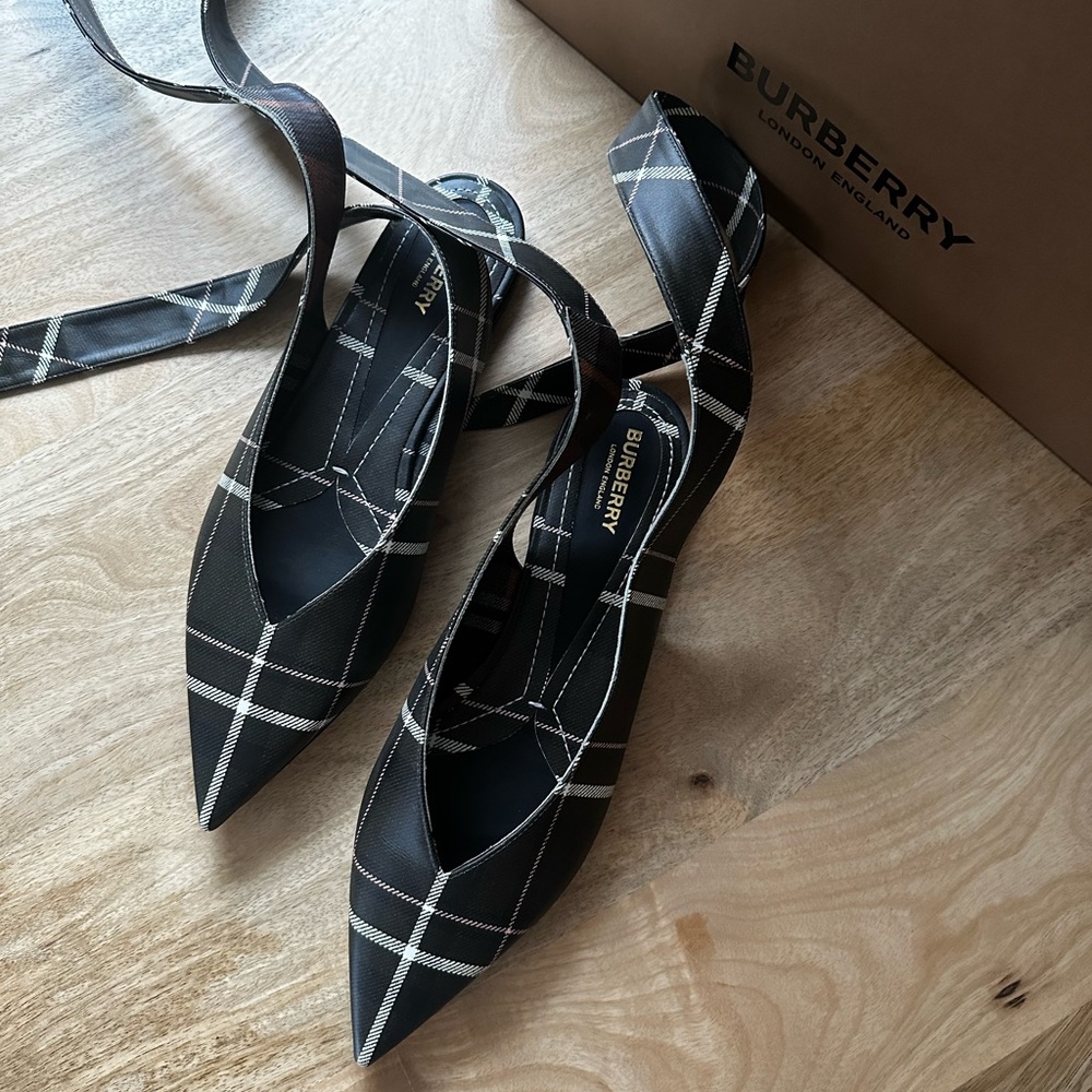 Mules Burberry Leather